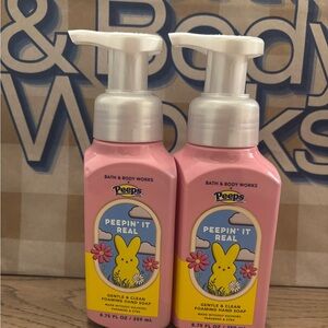 Bath & Body Works Peeps Peepin' It Real Foaming Hand Soap - Pink & Yellow